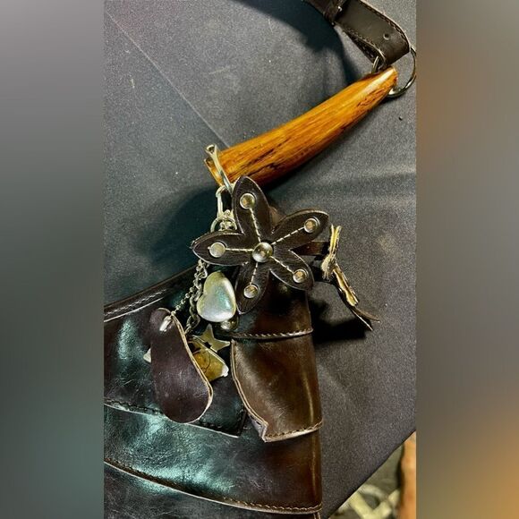 GUCCI - Vintage Burgundy Leather Purse - Picture 2 of 11